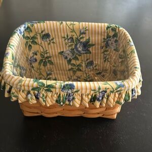 Longaberger recipe card holder with plastic insert. Vintage 1998 excellent shape